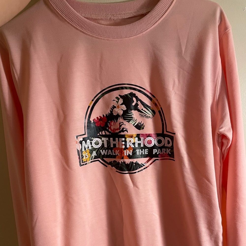 Pink sweatshirt large